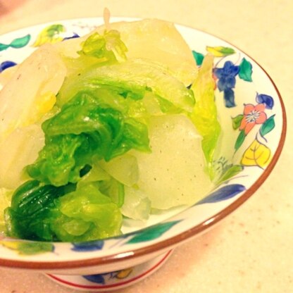 白菜消費に♡簡単で美味しいですね♡また作ります！ごちそうさまでーす(*^^*)